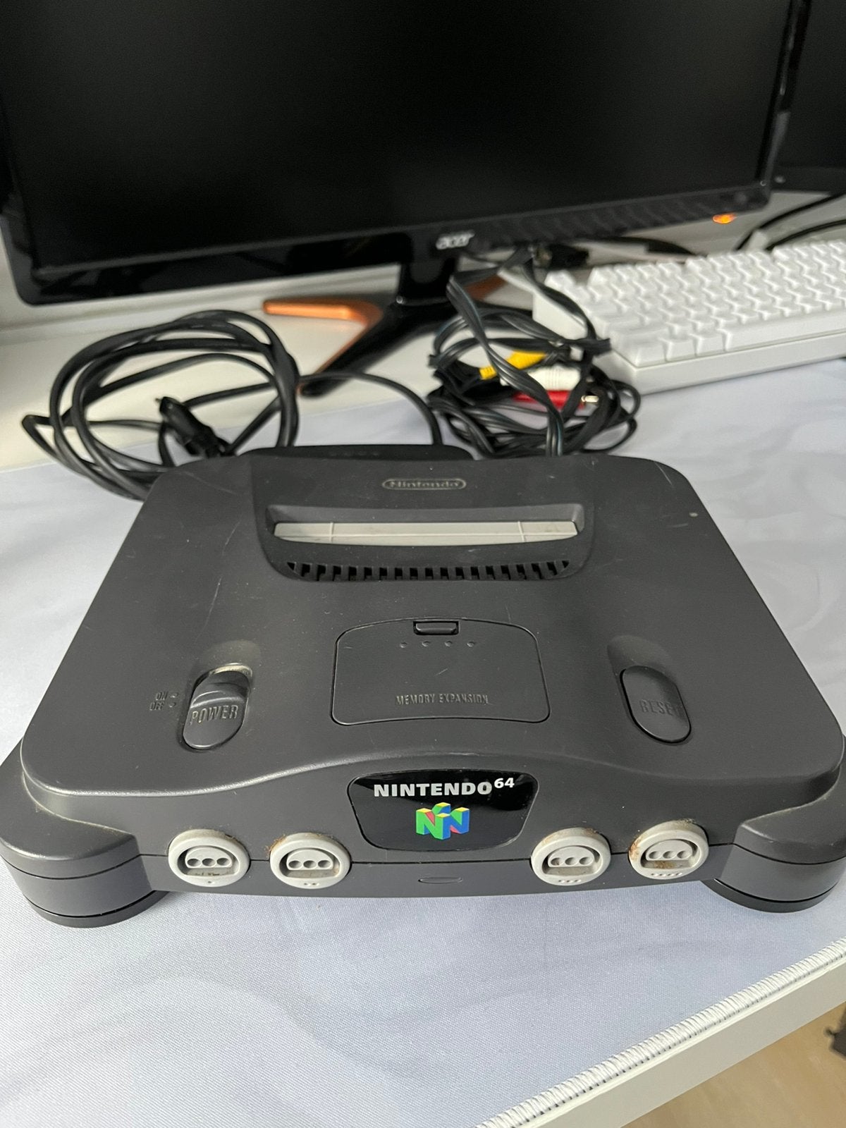 Nintendo 64 (N64) console + games, Ophalen of Verzenden, Gebruikt, Met 2 controllers, Met games