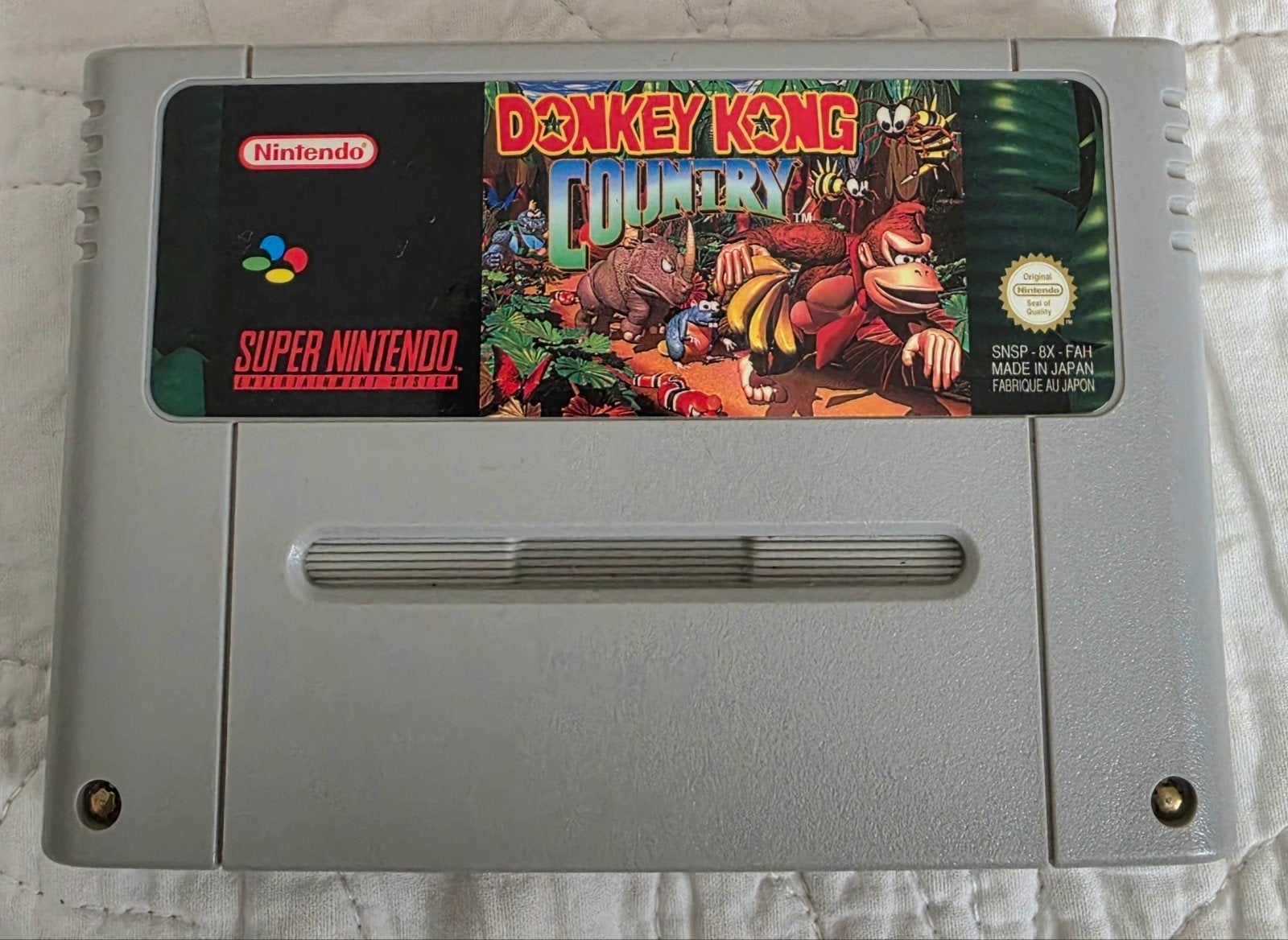 Donkey Kong Country SNES - Klassieke Platformer+handleiding, Gebruikt, 1 speler, Ophalen of Verzenden, Vanaf 3 jaar