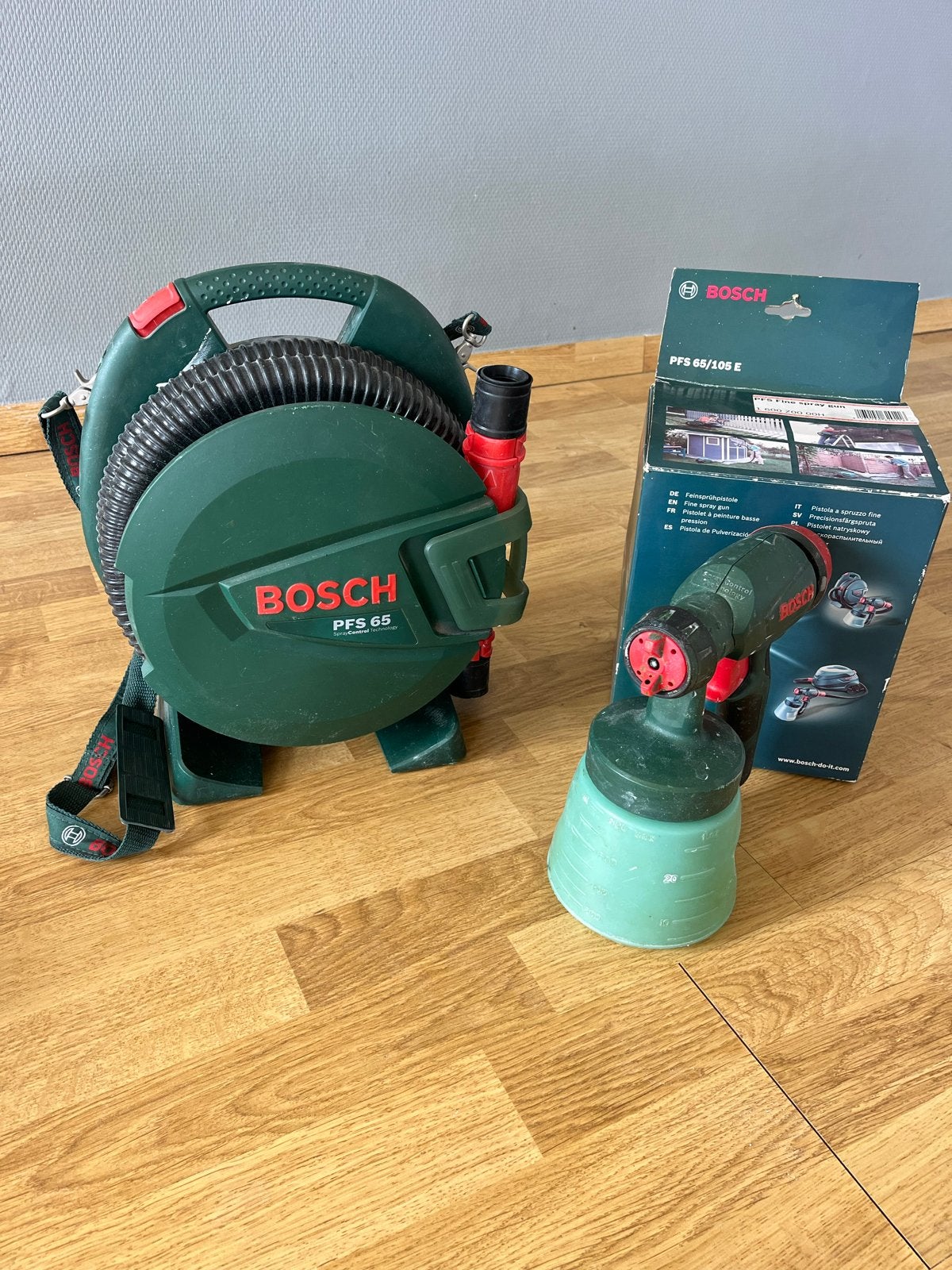 Bosch PFS 65 Verfspuitsysteem - Zo goed als nieuw, Ophalen, Zo goed als nieuw, Verf