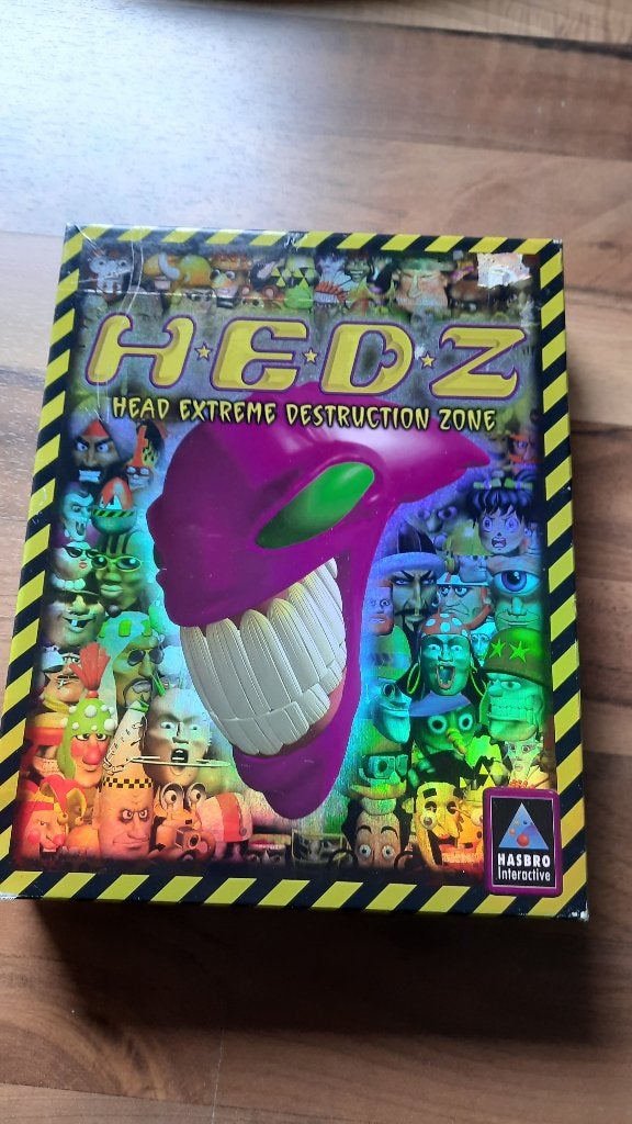HEDZ Head Extreme Destruction Zone PC CD-Rom Big Box, Gebruikt, 1 speler, Racen en Vliegen, Ophalen of Verzenden