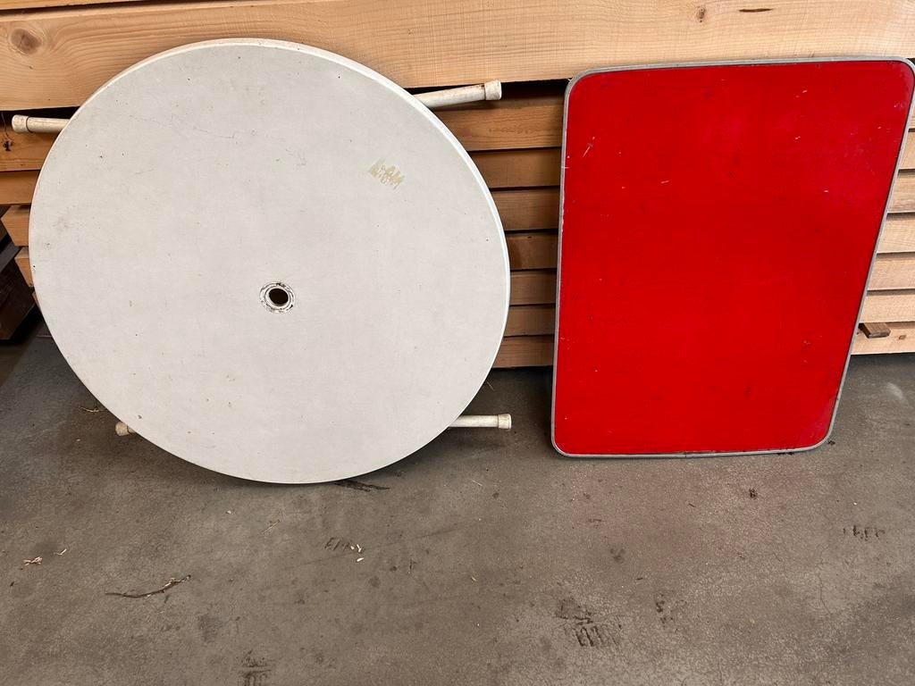 2 x Camping ️ tafel inklapbaar vintage campingtafel tuinset, Ophalen, Gebruikt, Campingtafel