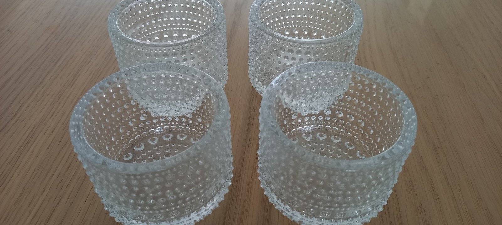 4  Waxine houders van merk IITTALA, Ophalen of Verzenden