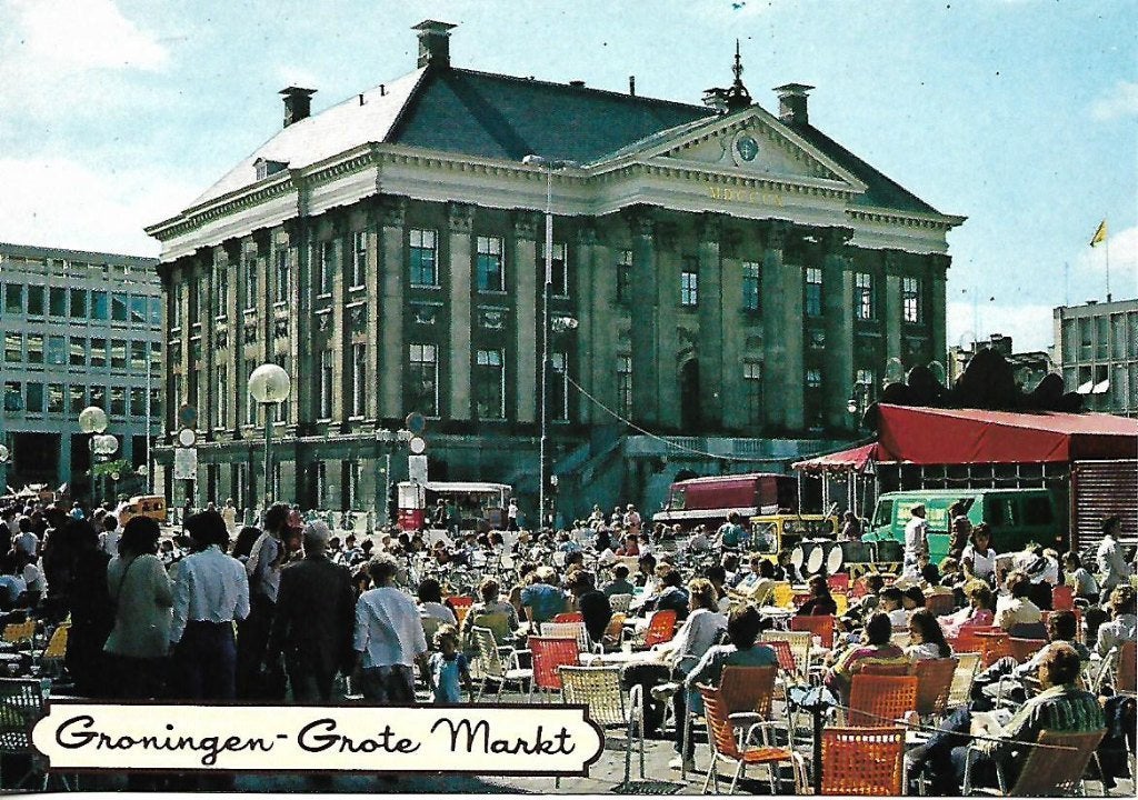 Groningen- -Grote Markt., Verzenden, 1980 tot heden, Gelopen, Groningen