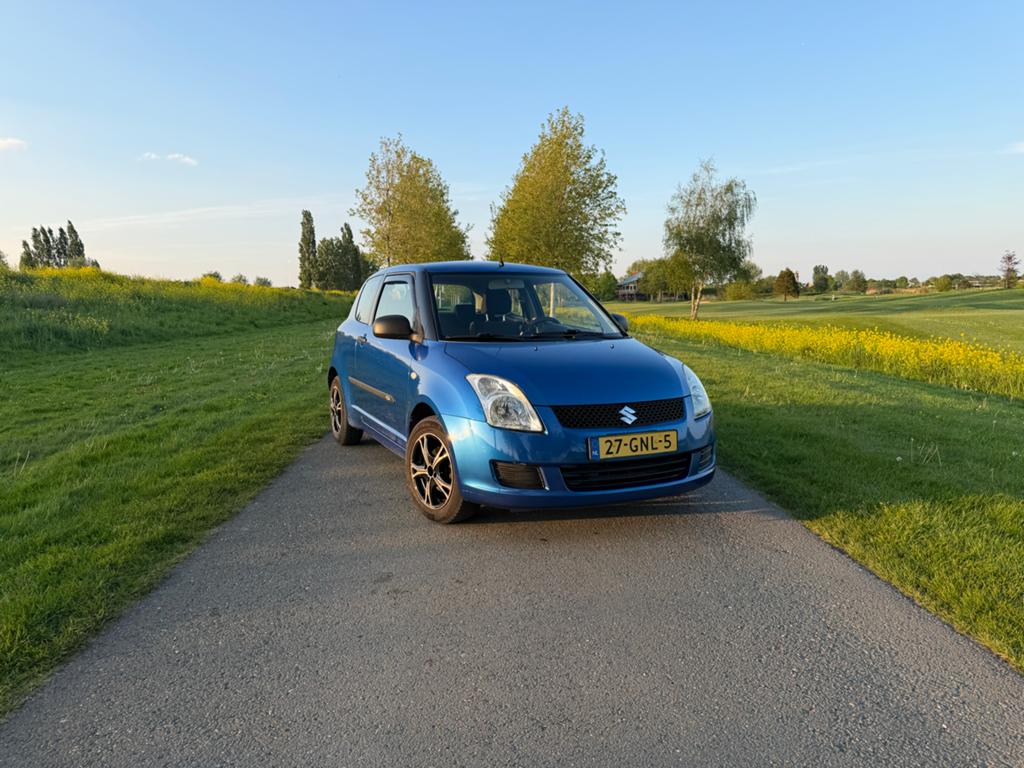 Suzuki Swift 1.3 3D 2008 Blauw, Auto's, Suzuki, Particulier, Swift, ABS, Airbags, Alarm, Bluetooth, Cruise Control, Metallic lak