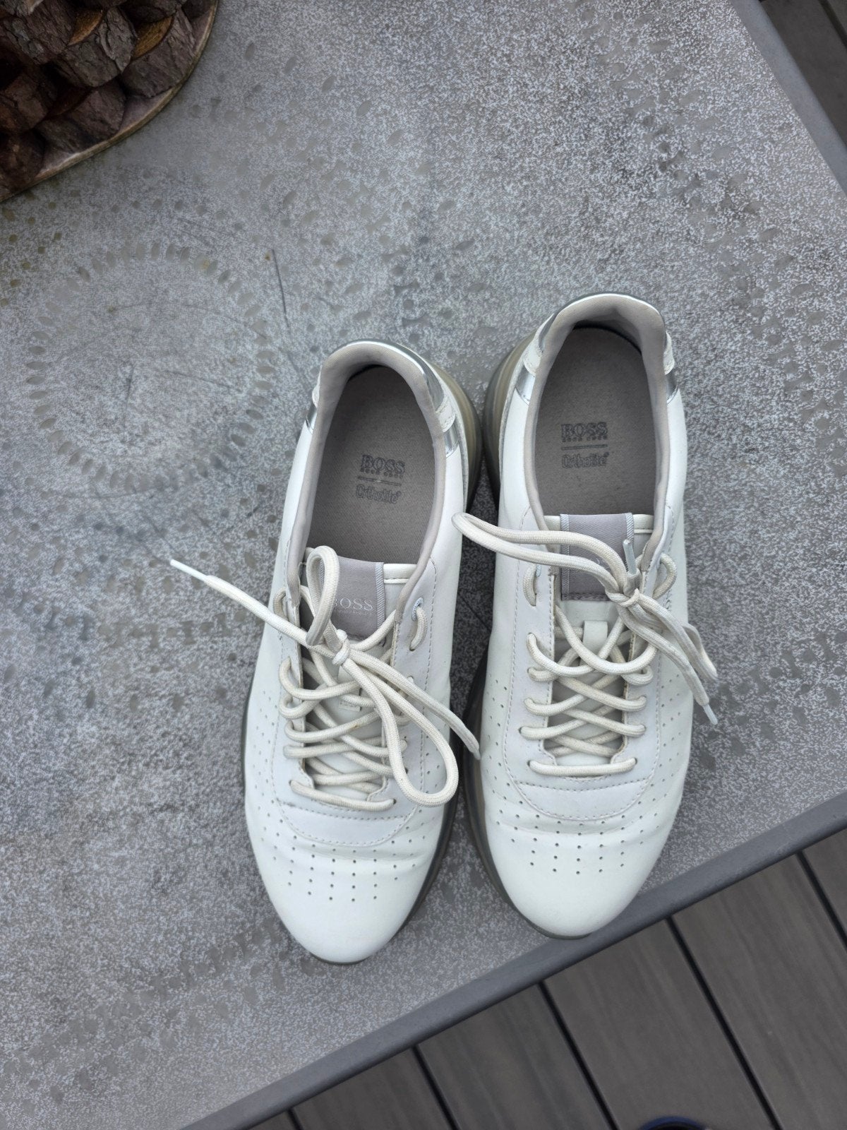 BOSS Runner maat 43 50465483 sneakers - Zo goed als nieuw, Ophalen, BOSS, Wit, Sneakers of Gympen