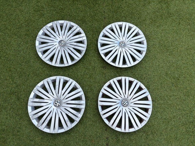 Volkswagen Polo 6C 15 inch wieldoppen, Auto diversen, Wieldoppen, Ophalen of Verzenden, Gebruikt