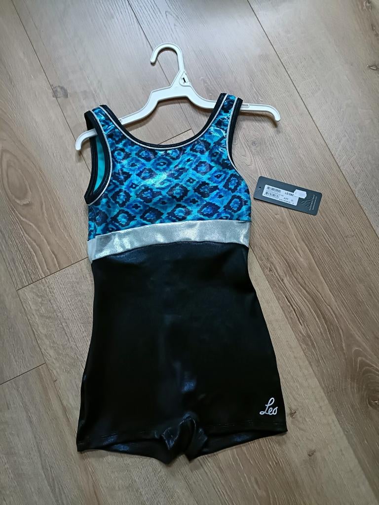 Turnpak Leo nieuw maat cl (ong 140) gym gymnastics turn pak, Kindermaat 122 t/m 140, Ophalen of Verzenden, Nieuw, Turnpak(je)