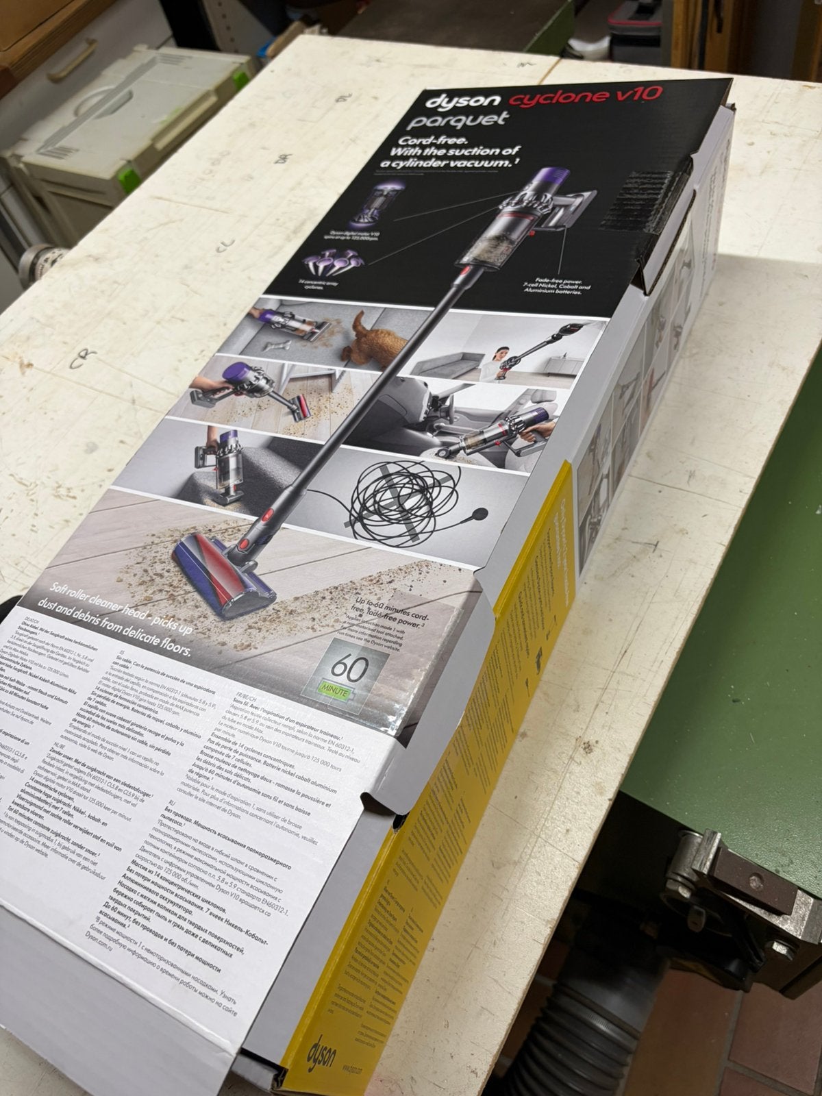 Dyson Cyclone v10 parquet gebruikt, Inclusief accessoires, Gebruikt, Ophalen of Verzenden, Dyson
