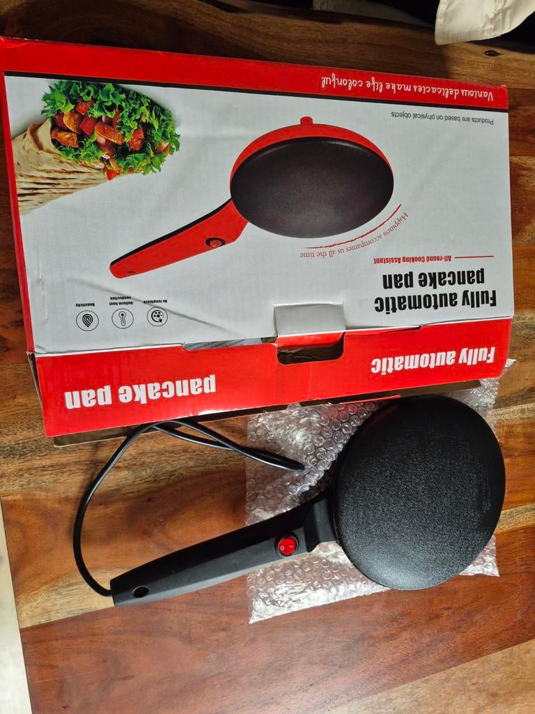 Automatische pannenkoekenpan - Nieuw in doos, Verzenden, Zo goed als nieuw