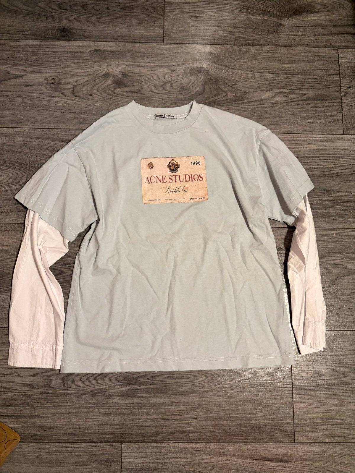 Acne Studios Stockholm shirt lange mouw (valt als XS), Ophalen of Verzenden, Gedragen, Maat 46 (S) of kleiner, Overige kleuren