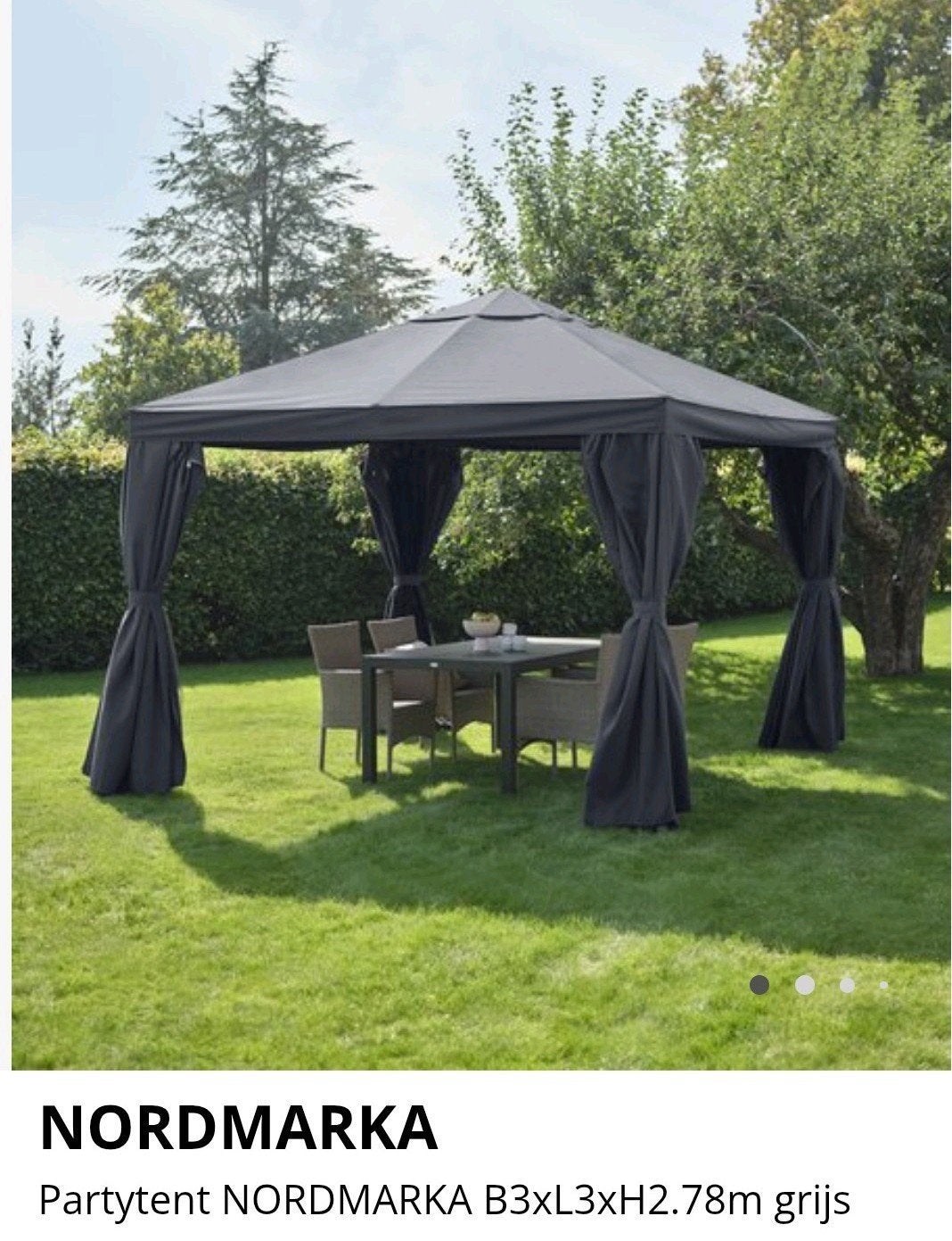 Partytent, Ophalen, Partytent, Minder dan 4 meter, Zo goed als nieuw