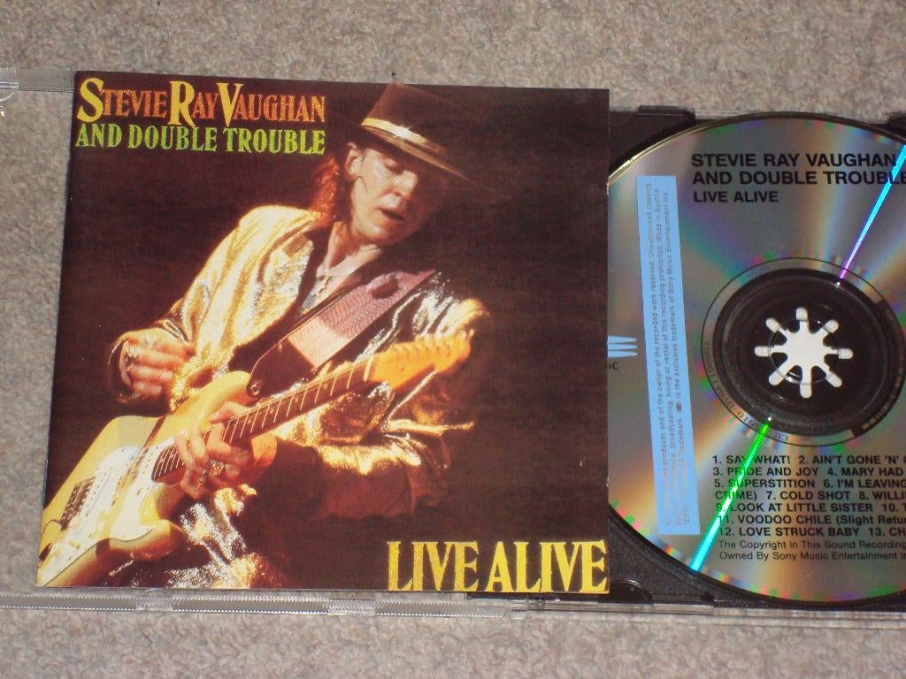 Stevie Ray Vaughan and Double trouble..LIVE Alive.., Ophalen of Verzenden, 1980 tot heden, Zo goed als nieuw, Blues
