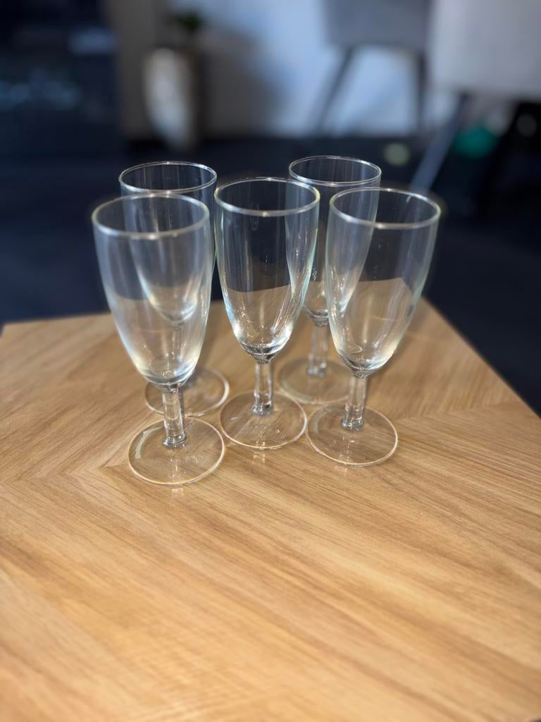 Gratis ophalen Champagne glazen klein, Ophalen, Zo goed als nieuw, Overige typen