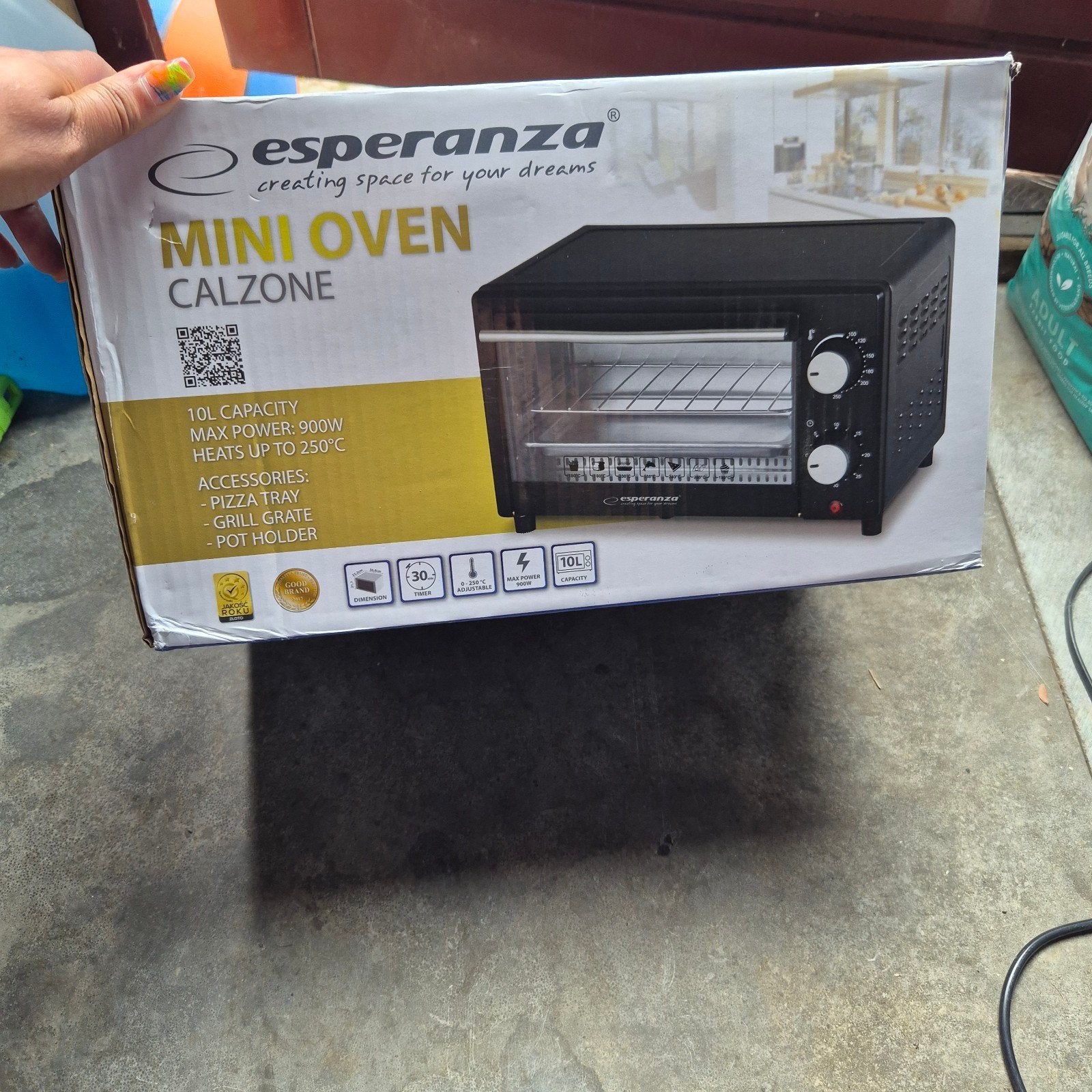 Esperanza Calzone Mini Oven - Nieuw in doos, Minder dan 45 cm, Overige merken, Minder dan 45 cm, Nieuw