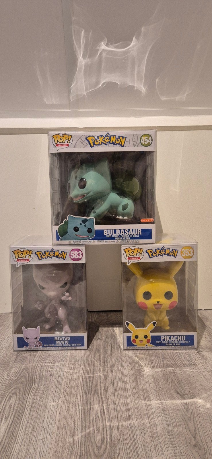 Funko pop 10inch Bulbasaur(usa), Mewtwo, pikachu, Ophalen of Verzenden