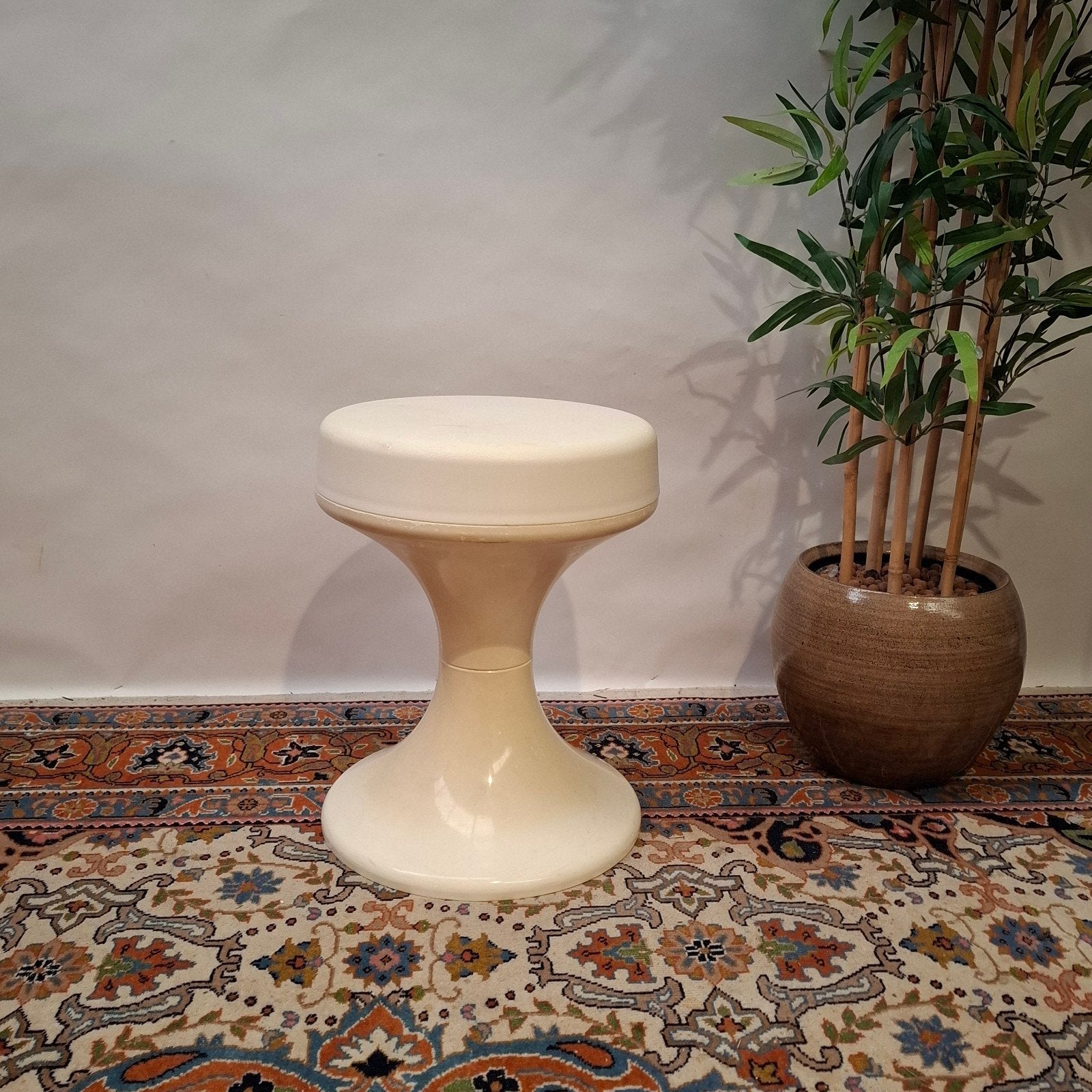 Vintage Emsa Tulip kruk uit de jaren 70, Ophalen, Kunststof, Gebruikt, Emsa