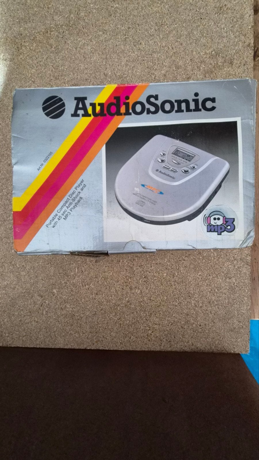 Audiosonic discman in doos., Ophalen of Verzenden, Discman