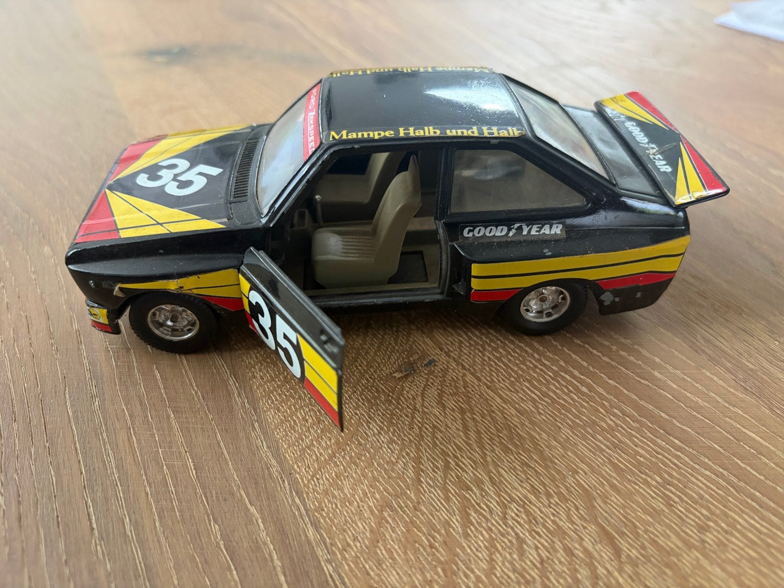 Dinky Toys Ford Escort RS 1800 Rally Auto #35, Ophalen of Verzenden, Gebruikt