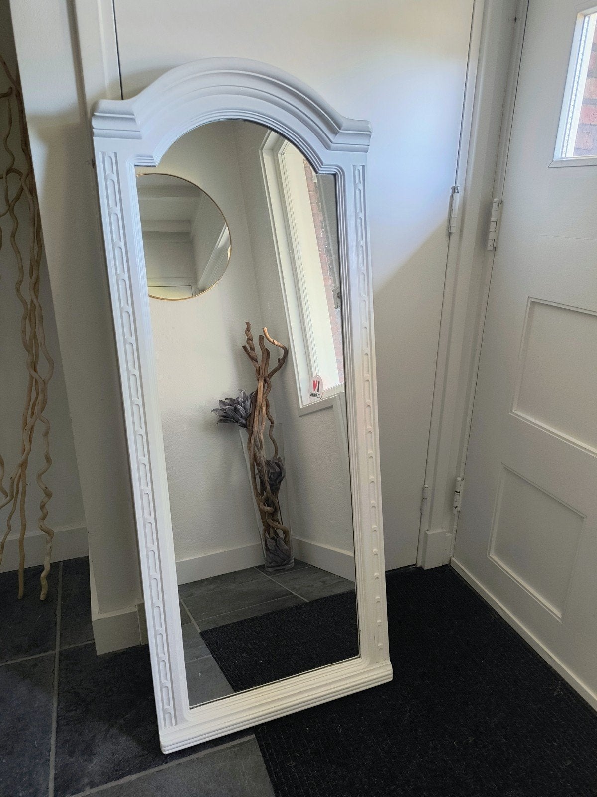 Grote mooie spiegel, Mirror. 135*55cm, Ophalen, Zo goed als nieuw, Minder dan 100 cm, Rechthoekig