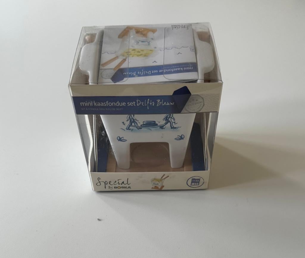 Nieuw Boska Delfts Blauw fonduepan - Waxinelichtje, Huis en Inrichting, Ophalen, Nieuw