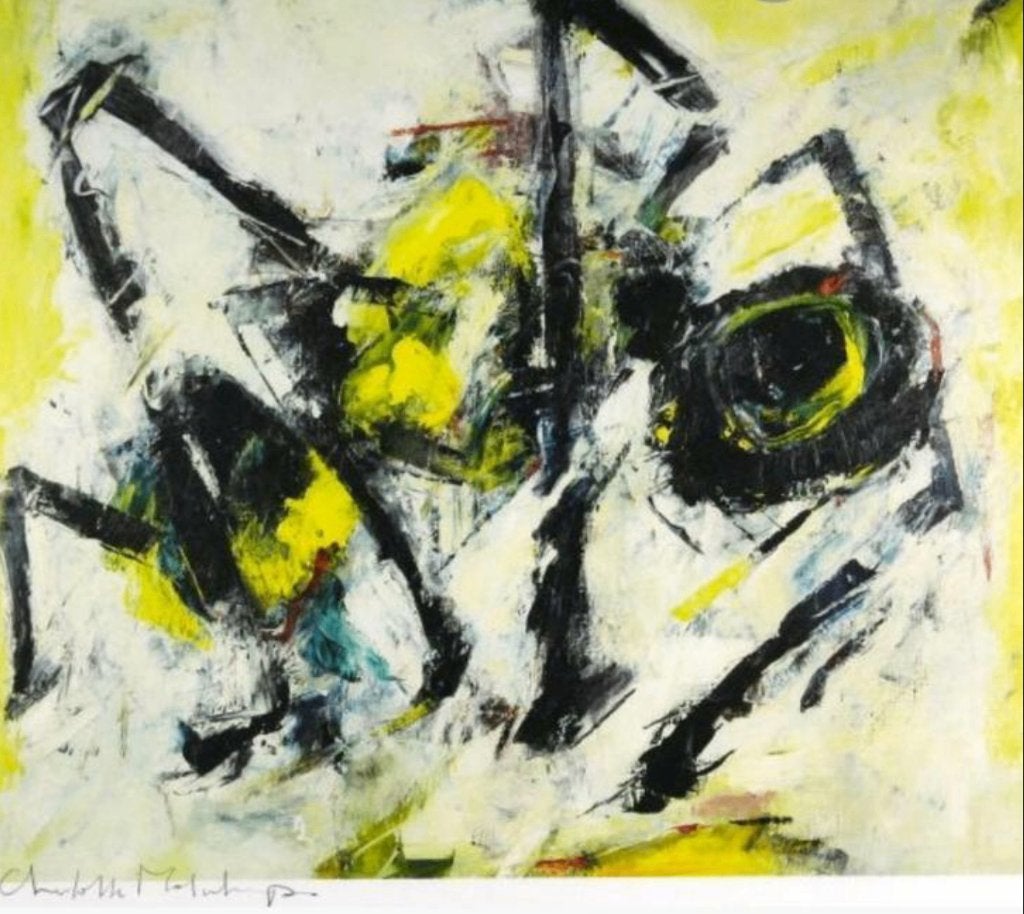 Charlotte Molenkamp zeefruk - Insect - Gesigneerd - 1 / 150, Origineel, Ophalen of Verzenden, Abstract, Zeefdruk