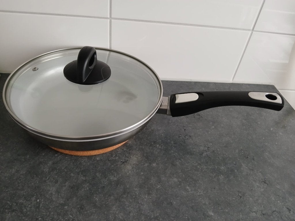 koekenpan  bak wok pan met deksel, Ophalen, Gebruikt, Afneembaar handvat, Overige merken