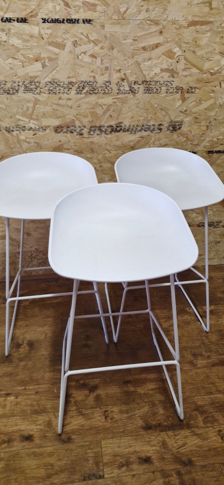 Set van 3 HAY AAS 38 - Wit 3 STUKS, Ophalen, 60 tot 90 cm, Zo goed als nieuw, Metaal