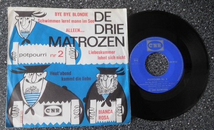 De Drie Matrozen - bye bye blondie (vanaf € 1,75), Cd's en Dvd's, Vinyl | Nederlandstalig, Ophalen of Verzenden, Zo goed als nieuw