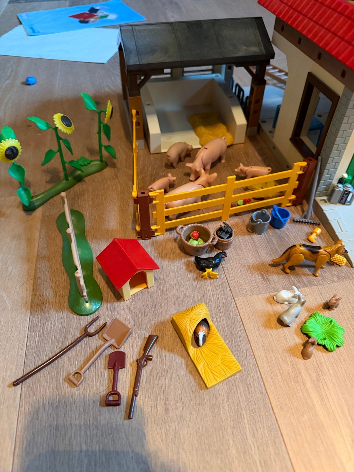 Playmobil Boerderij met Dieren en Accessoires, Ophalen of Verzenden, Gebruikt, Complete set