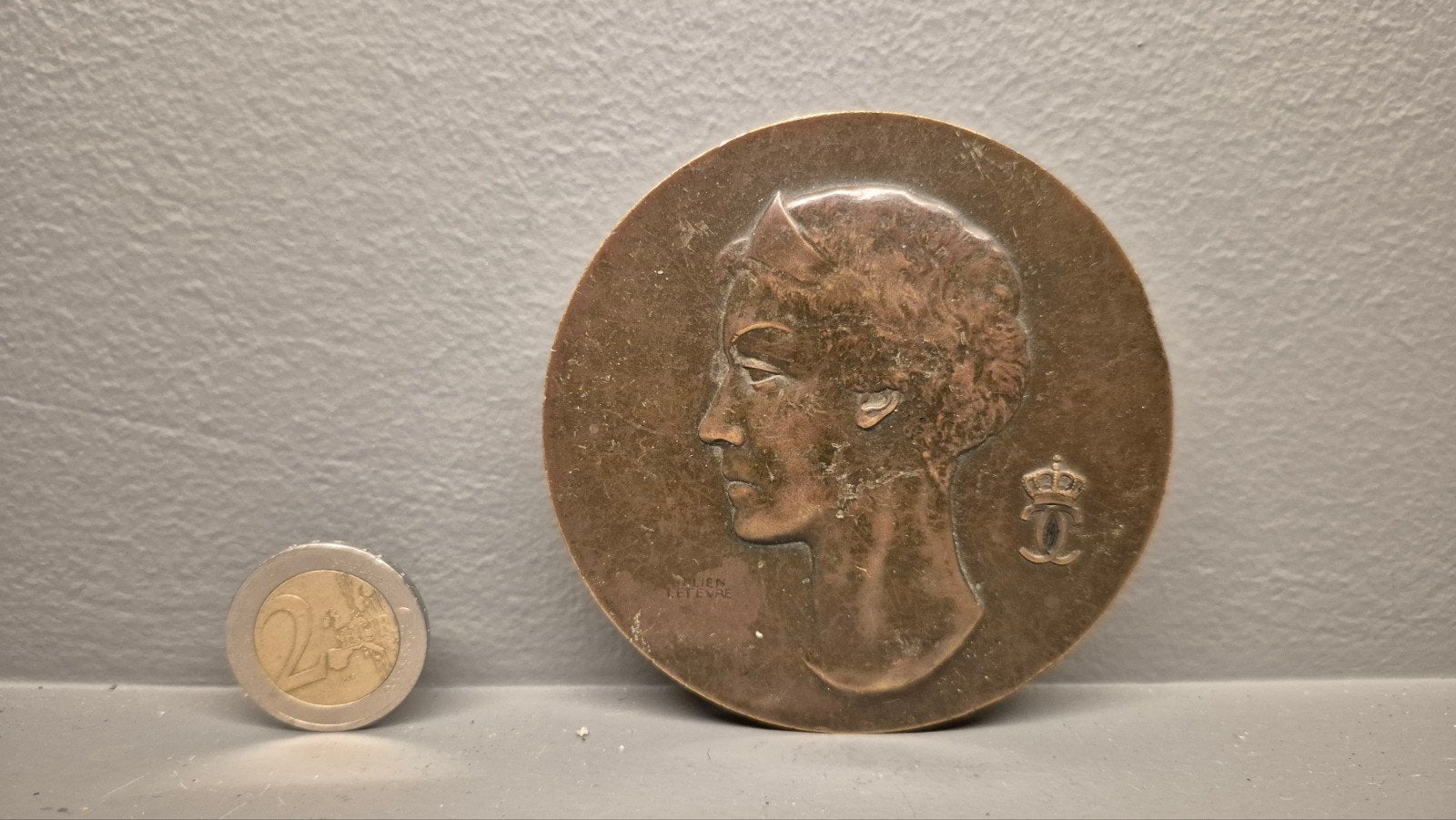 Bronzen Penning Koningin Elizabeth II, Ophalen of Verzenden