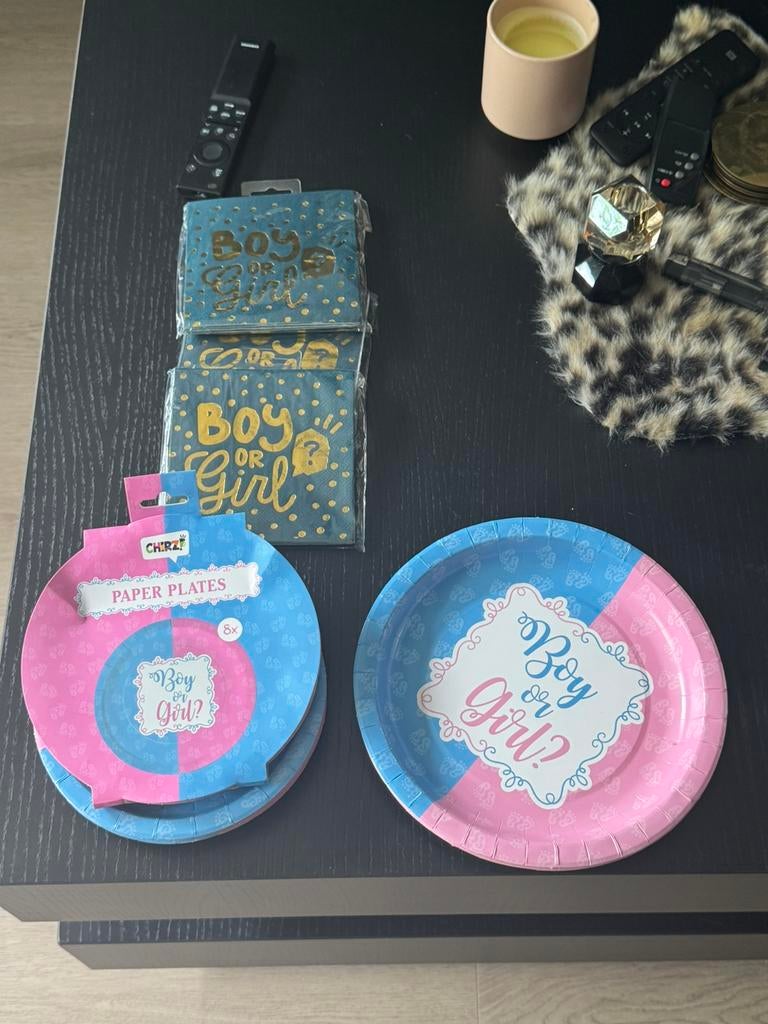 Gender reveal spullen, Ophalen of Verzenden, Zo goed als nieuw