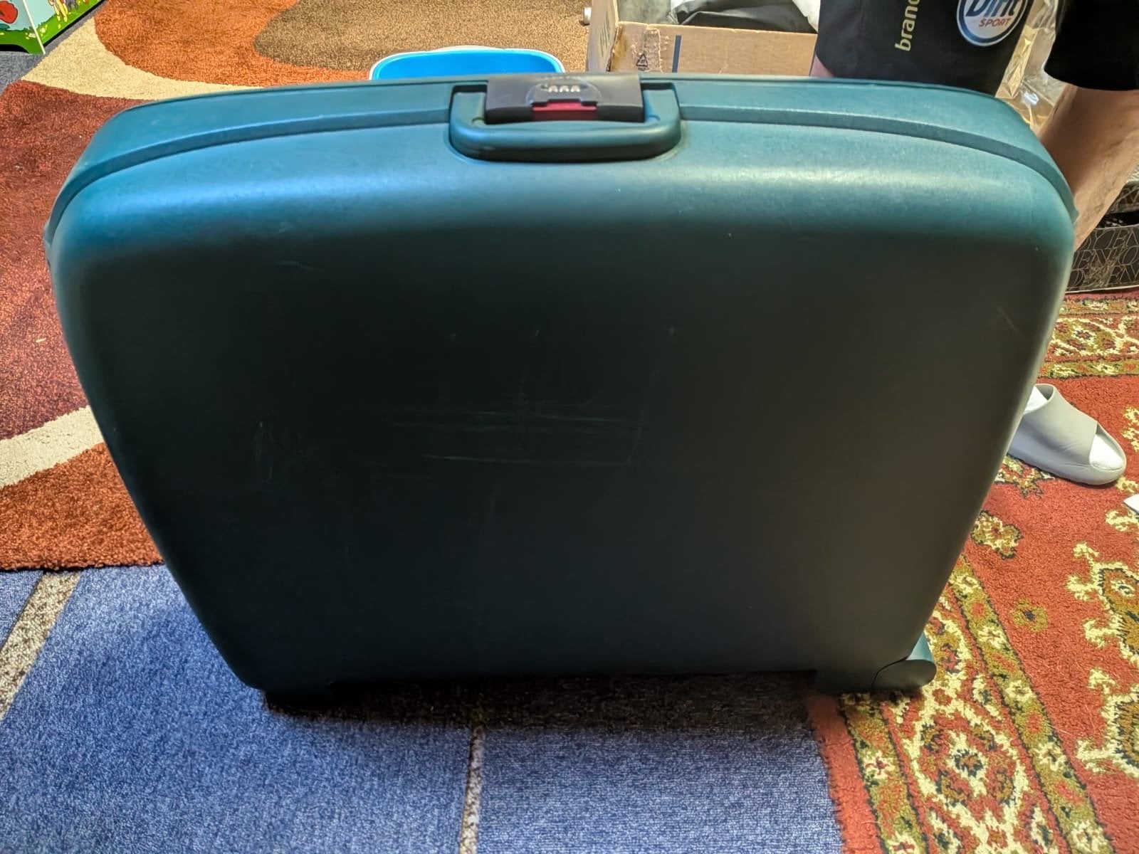 Roncato Koffer - Donkergroen, Ophalen, 30 cm of meer, Gebruikt, 60 tot 80 cm