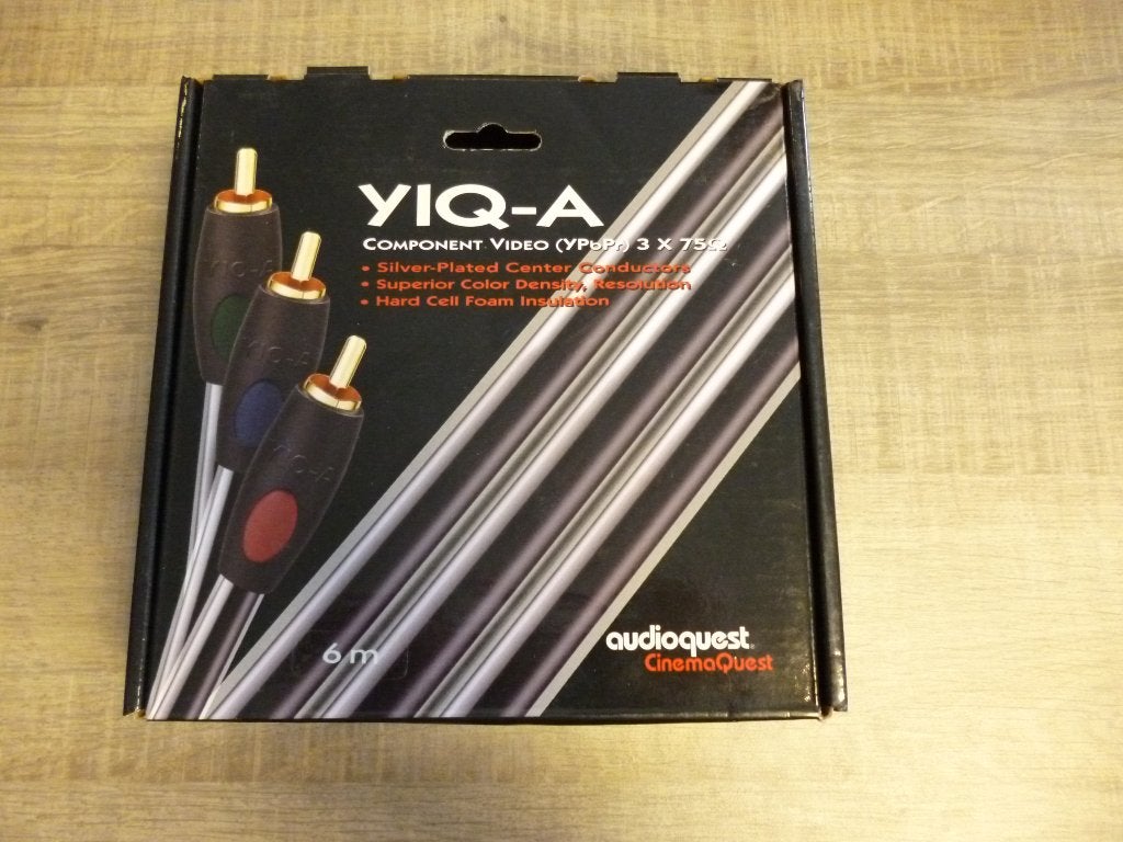 component kabel audioquest yiqa 6m NIEUW, Ophalen of Verzenden, Nieuw, 5 tot 10 meter, Componentkabel
