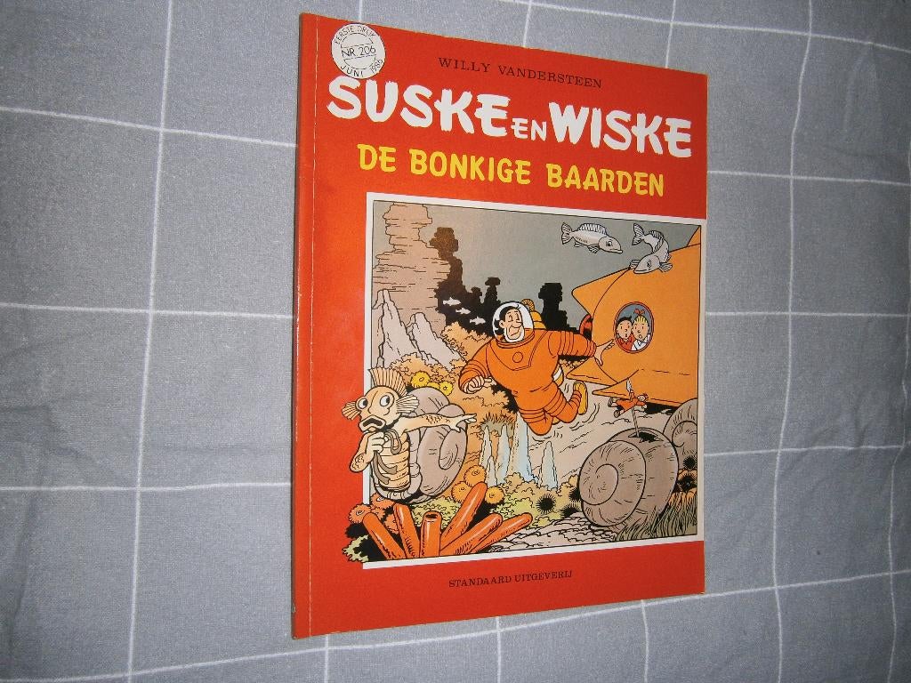 Suske en Wiske nr. 206 – De bonkige baarden (1986) 1e druk, Boeken, Stripboeken, Ophalen, Scenario: Willy Vandersteen – Tekeningen: Paul Geerts