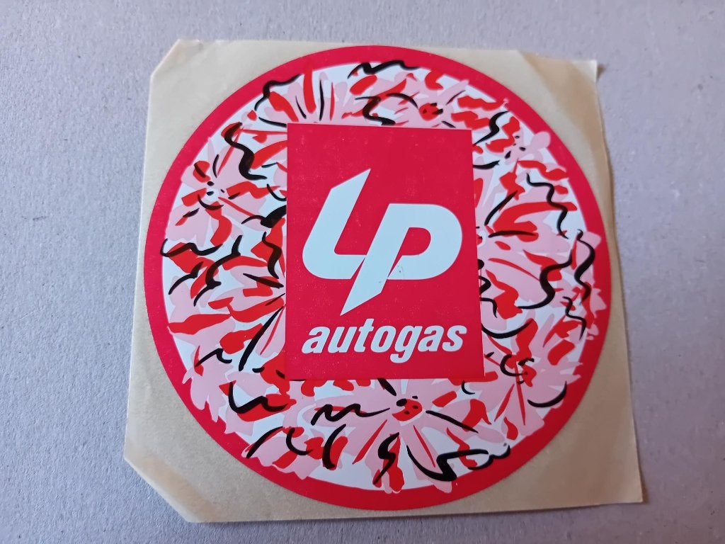 LP autogas sticker 10cm, Ophalen of Verzenden, Zo goed als nieuw, Bedrijf of Vereniging