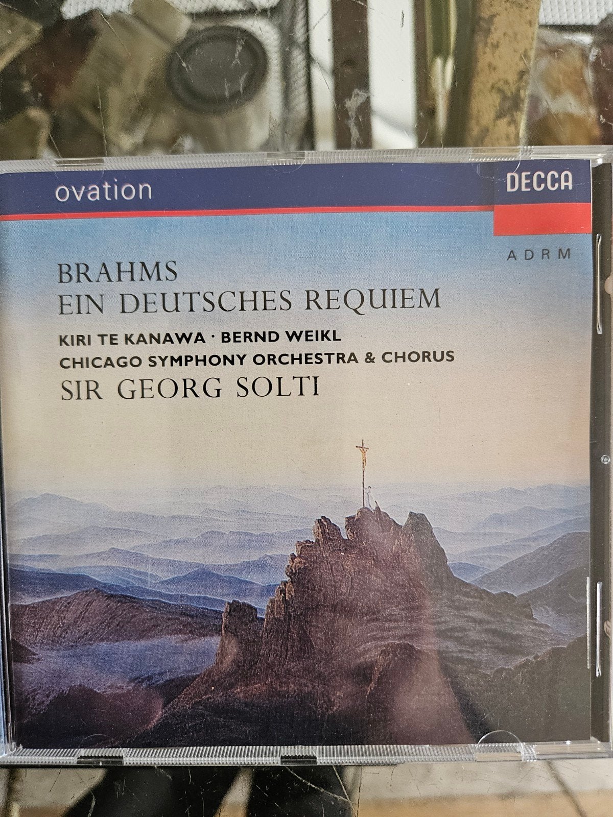 Brahms: Ein Deutsches Requiem - Sir Georg Solti CD, Ophalen of Verzenden, Romantiek, Zo goed als nieuw, Orkest of Ballet