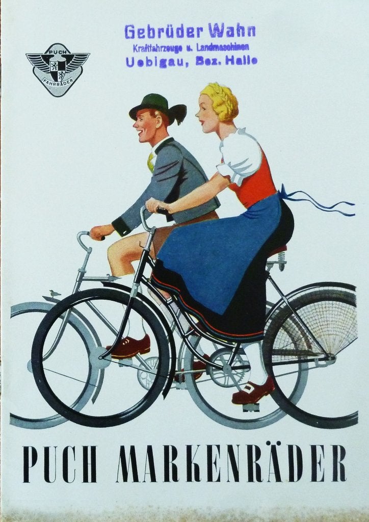 Folder PUCH Markenräder 03/ 1939 (Fietsfolder), Ophalen of Verzenden, Zo goed als nieuw