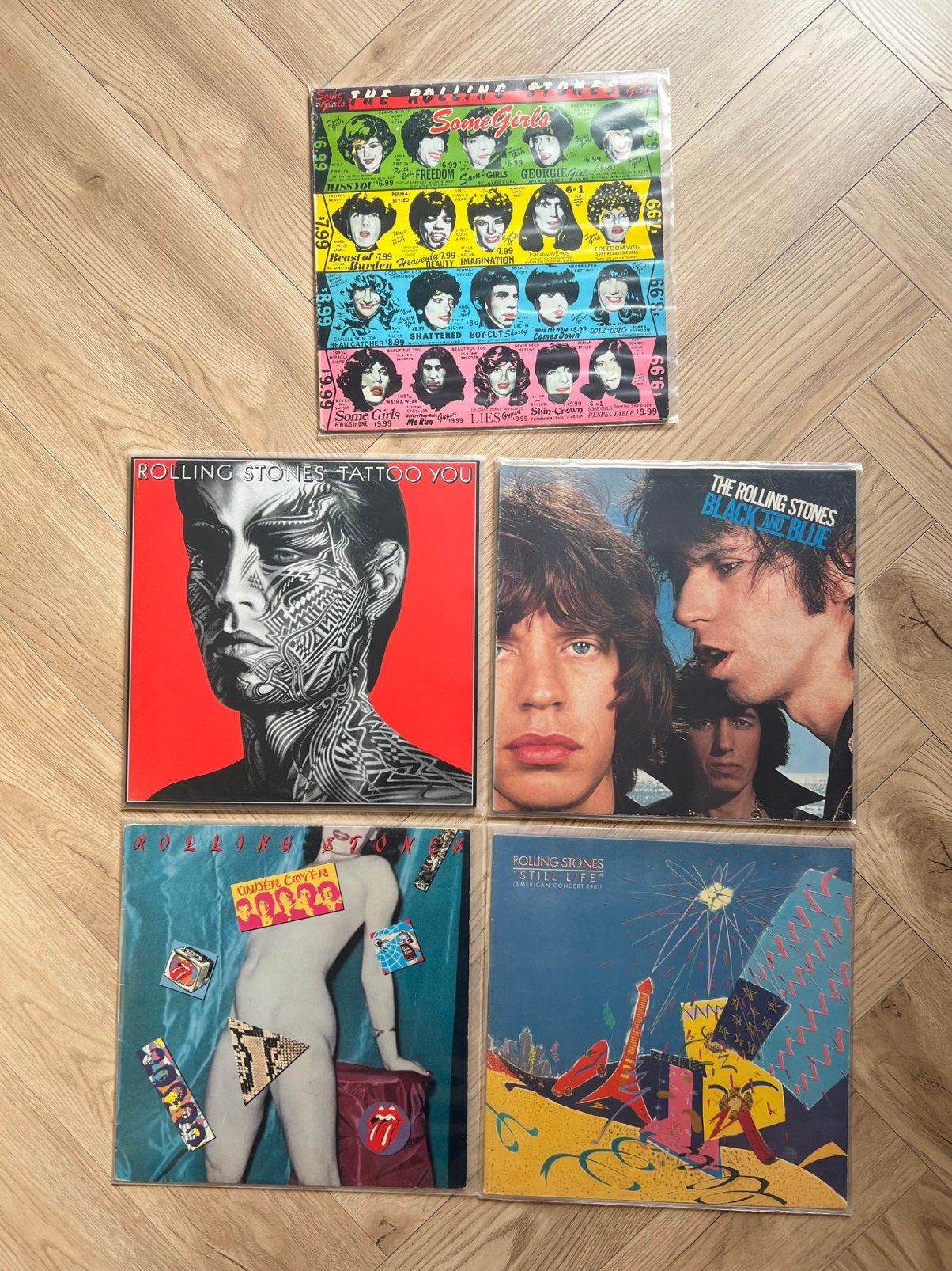The Rolling Stones - 5 albums LP vinyl, Ophalen of Verzenden, Rock-'n-Roll, 12 inch, Dubbel-LP