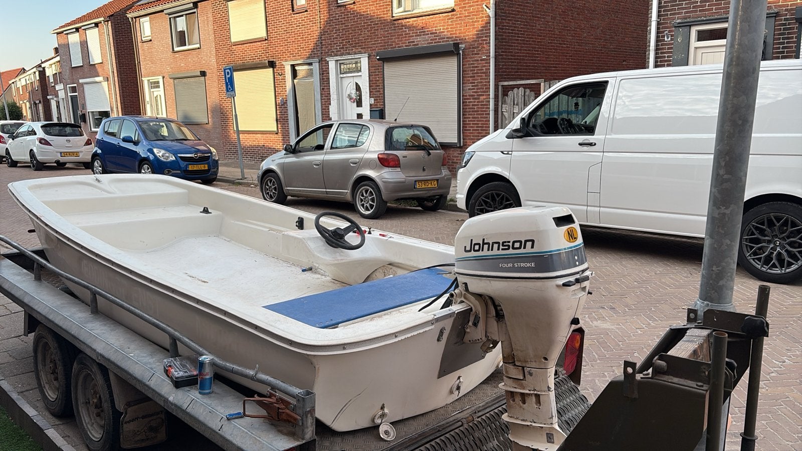 Johnson langstaart buitenboordmotor ruilen voor 2-takt, Ophalen, Gebruikt, Viertaktmotor, 30 pk of meer