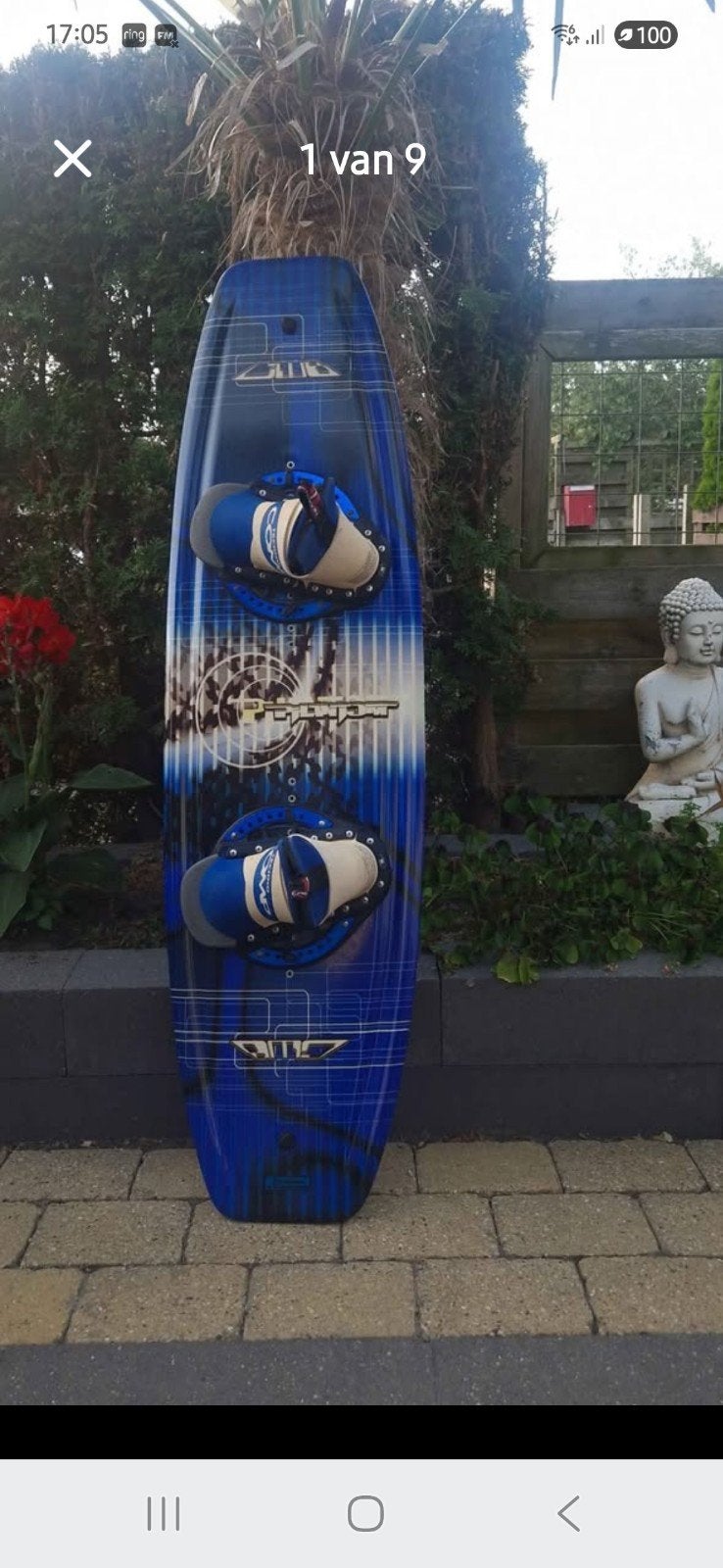 Gebruikt wakeboard mag weg omdat we het niet meer gebruiken., Watersport en Boten, Wakeboarden, Ophalen of Verzenden, Gebruikt