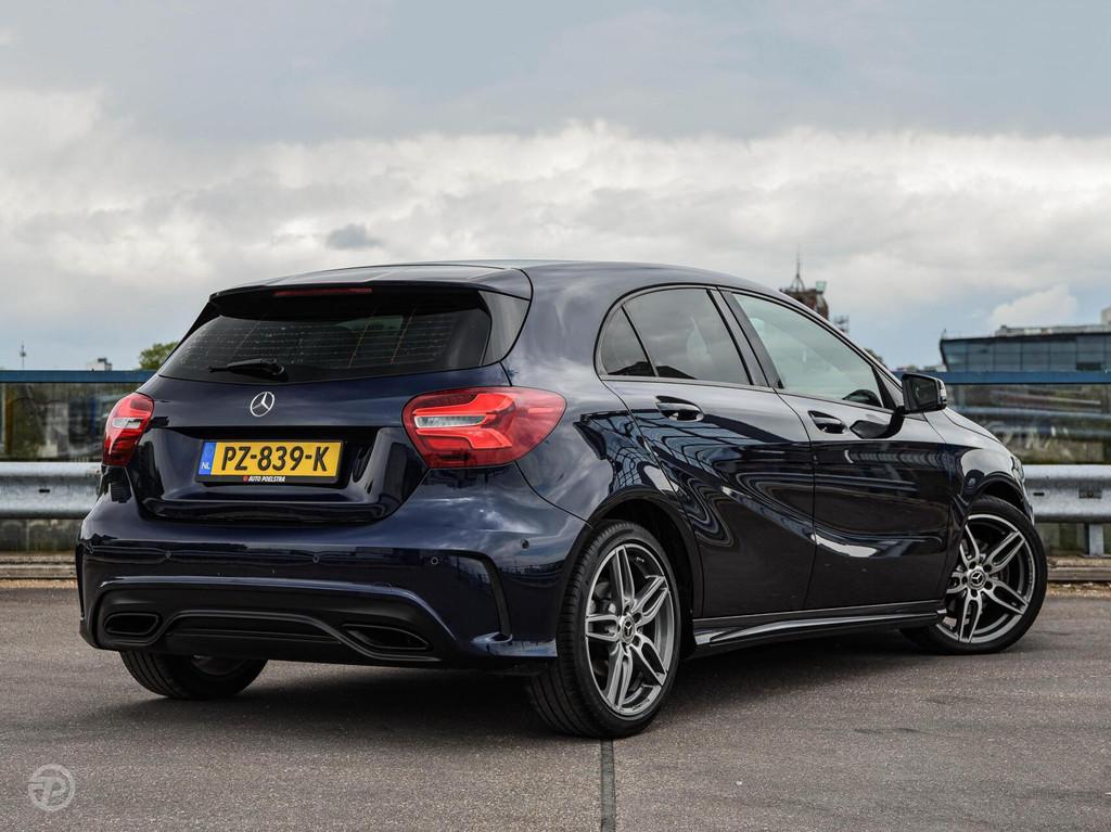 Mercedes-Benz A-klasse 180 Business Solution AMG Automaat LE, Gebruikt, 4 cilinders, Blauw, Lichtsensor