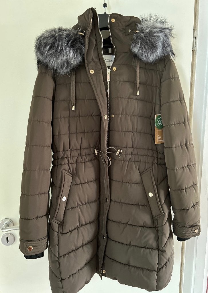 C&A khaki winterjas maat 40 nieuw, Maat 38/40 (M), Nieuw, Ophalen of Verzenden, C&A