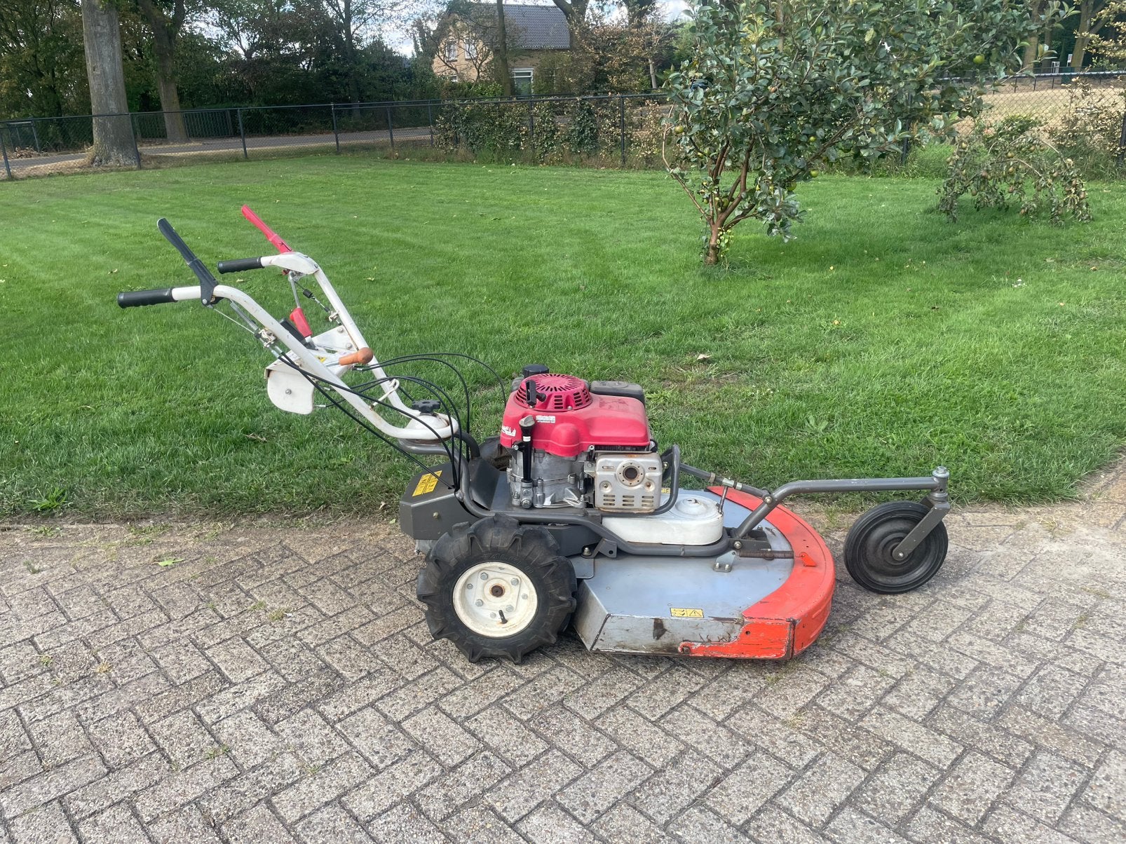 Orec ruwterreinmaaier honda motor grasmaaier, Tuin en Terras, Ophalen, Gebruikt, 50 cm of meer