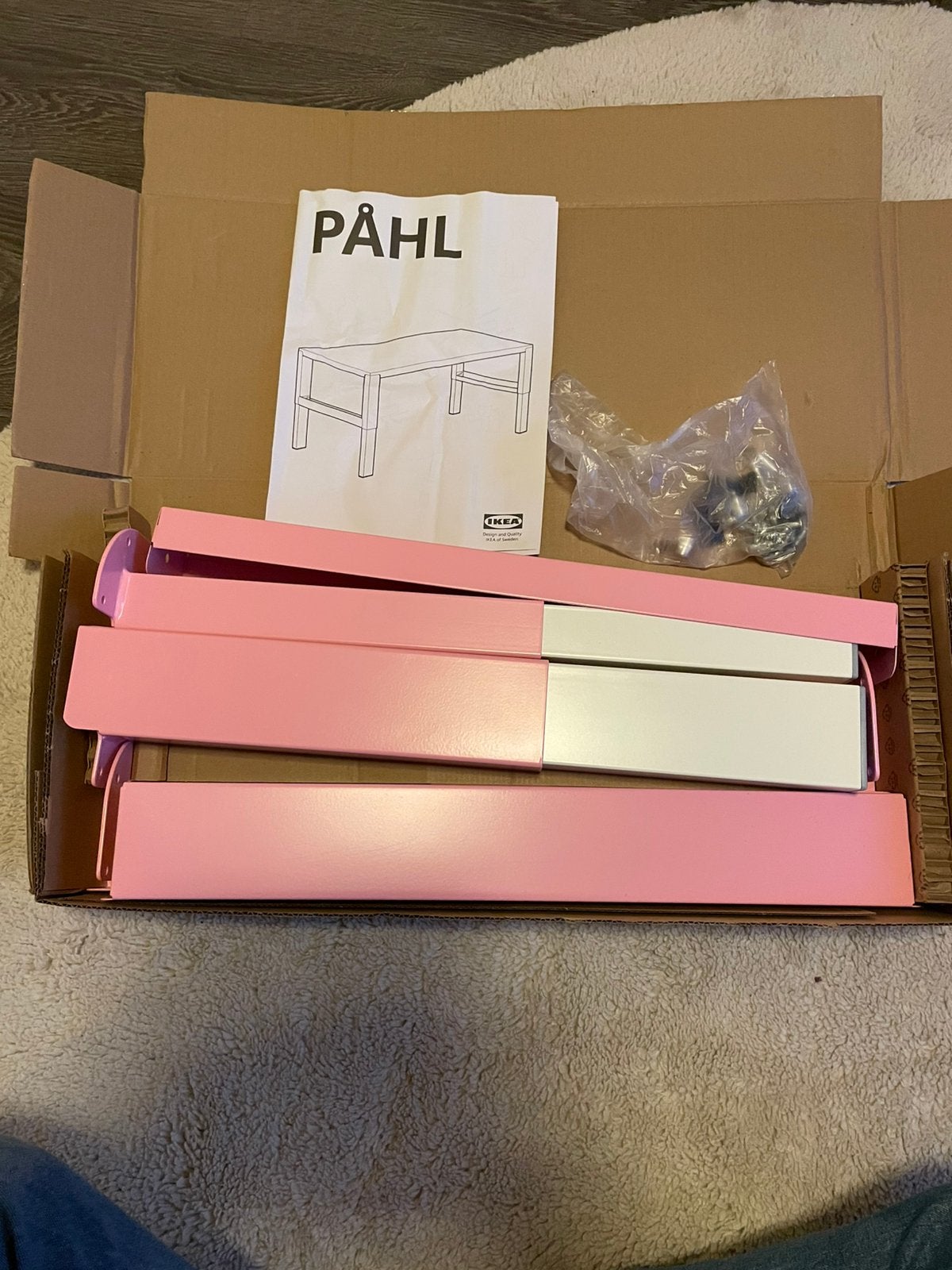 Påhl onderstel tafelblad, Huis en Inrichting, Ophalen, Zo goed als nieuw