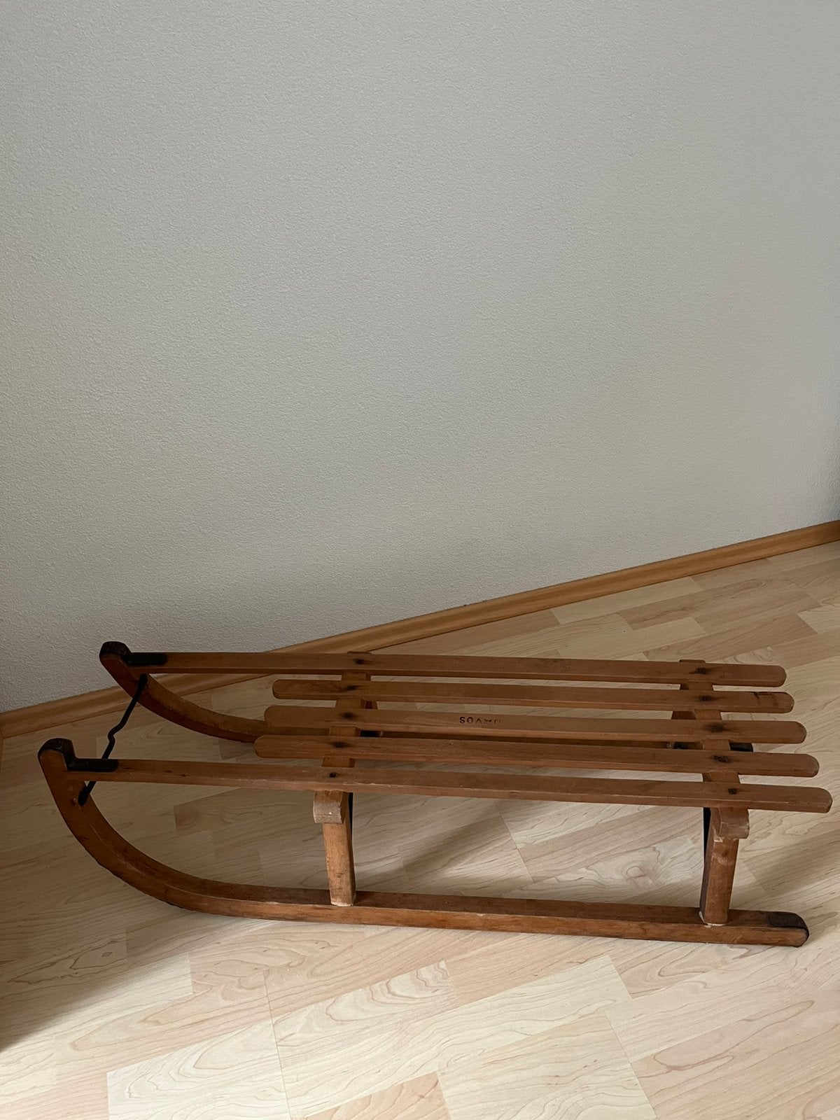 Houten slee, Kinderen en Baby's, Speelgoed | Buiten | Sleeën, Ophalen