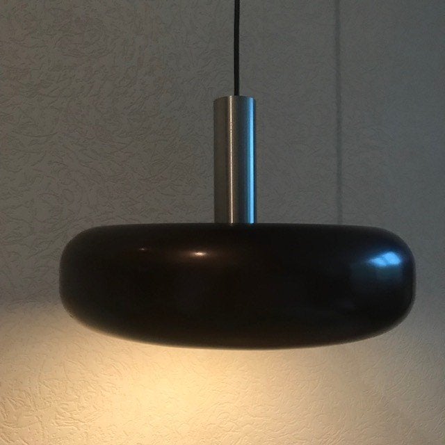 Space Age hanglamp, UFO '60 / '70, Ophalen of Verzenden, Gebruikt, Metaal, Space age / vintage / retro