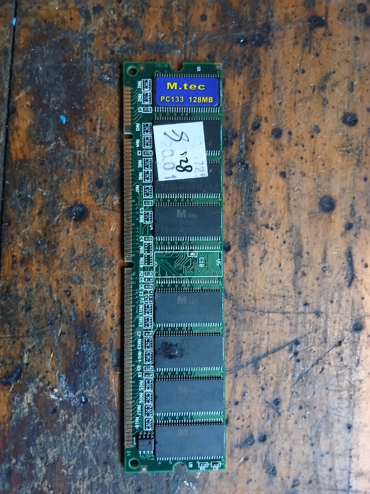 M.tec PC133 128MB RAM Geheugenmodule Vintage, Computers en Software, RAM geheugen, Gebruikt, Overige soorten, Server, M.tec