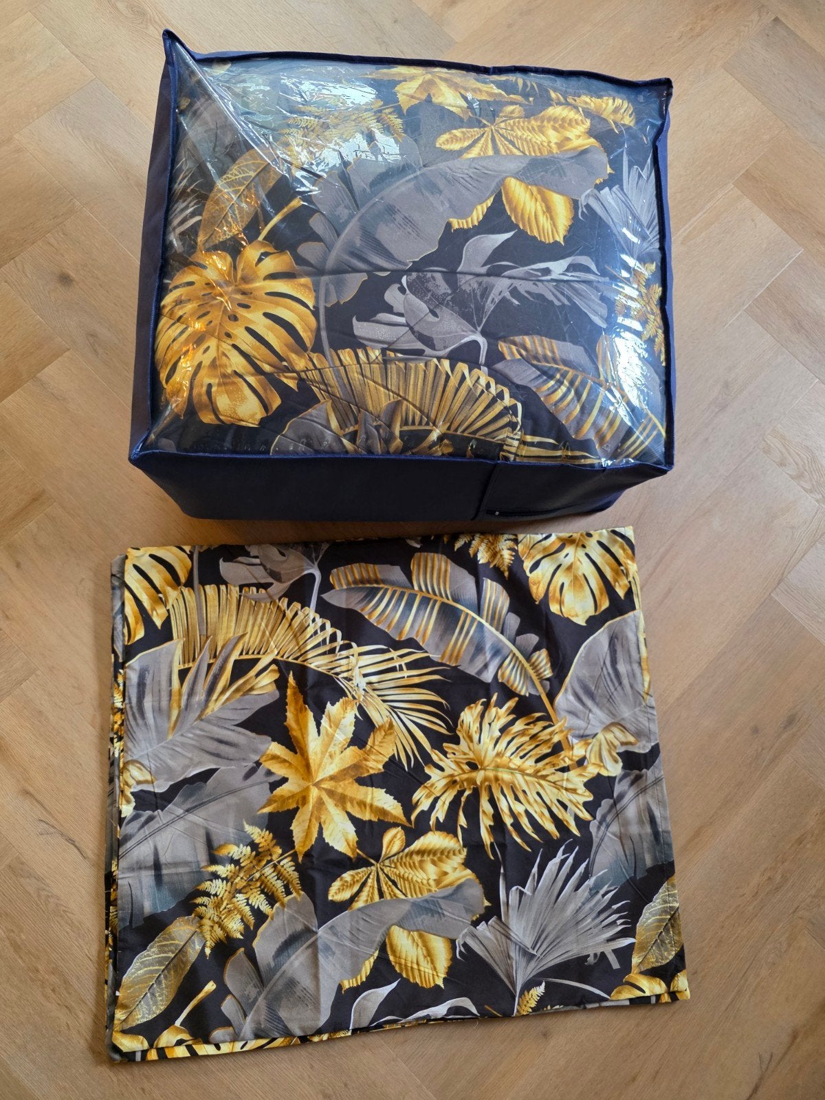 Zelesta 4 seizoenen dekbed, Golden Leaves, 200 x 240, Zwart, Tweepersoons, Ophalen of Verzenden, Overige merken