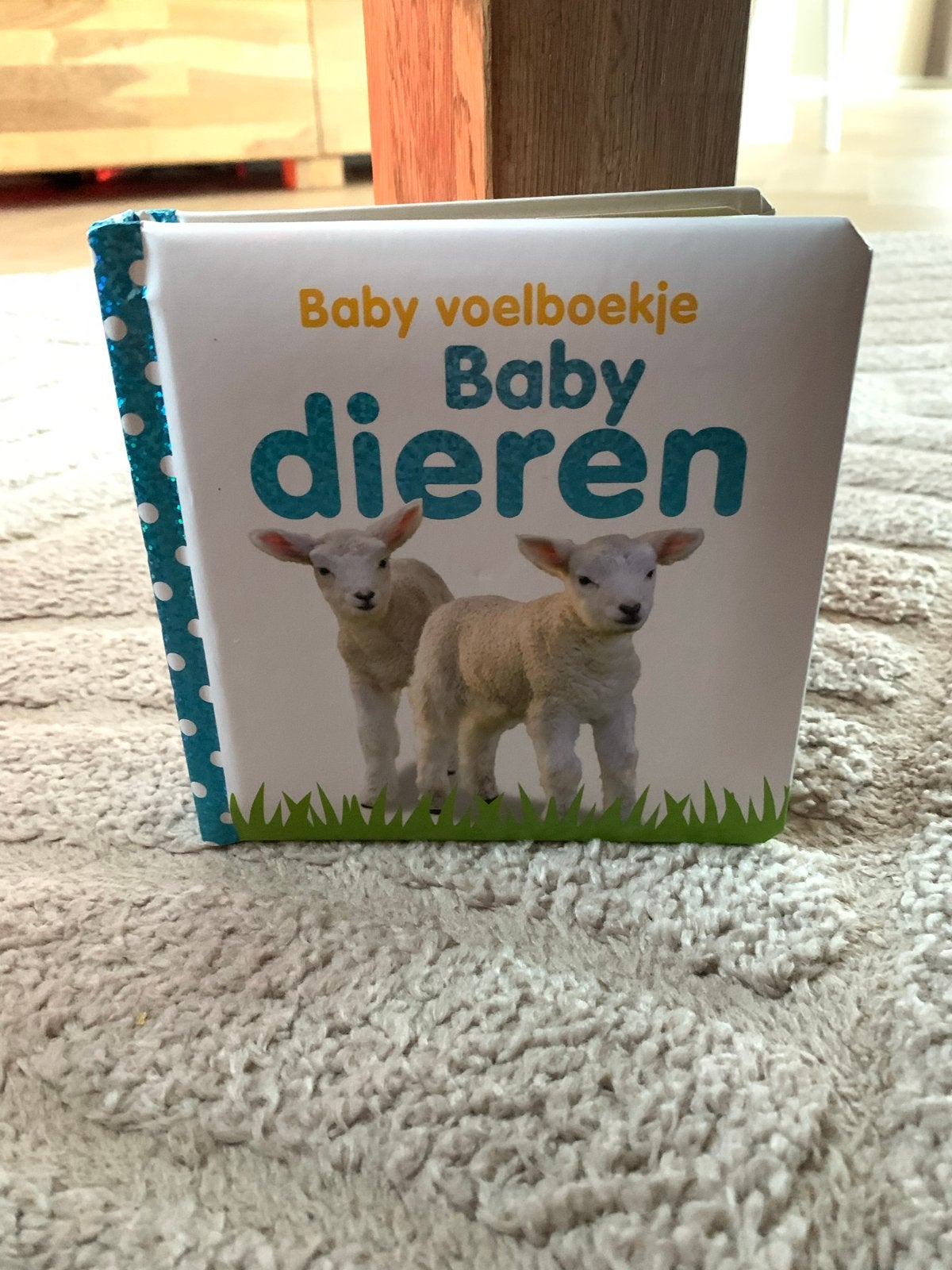Baby voelboekje - Baby dieren, Ophalen of Verzenden, Zo goed als nieuw, Uitklap-, Voel- of Ontdekboek, 0 tot 6 maanden