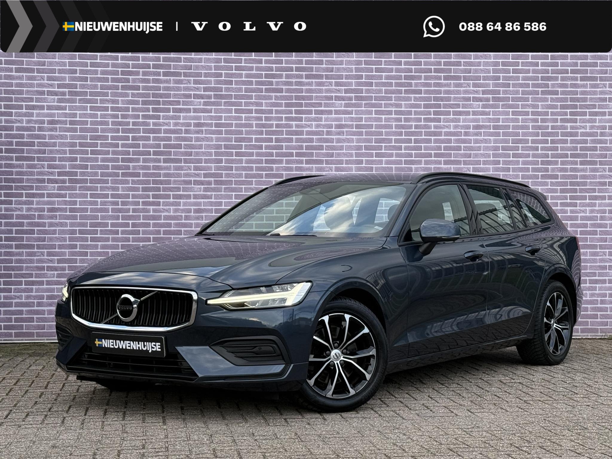 Volvo V60 2.0 B3 Essential Edition | Parkeercamera | Stoel/s, Auto's, Euro 6, 4 cilinders, 1969 cc, 163 pk